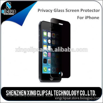 waterproof Tempered privacy screen guard for iphone 6 ,9H privacy tempered glass protector